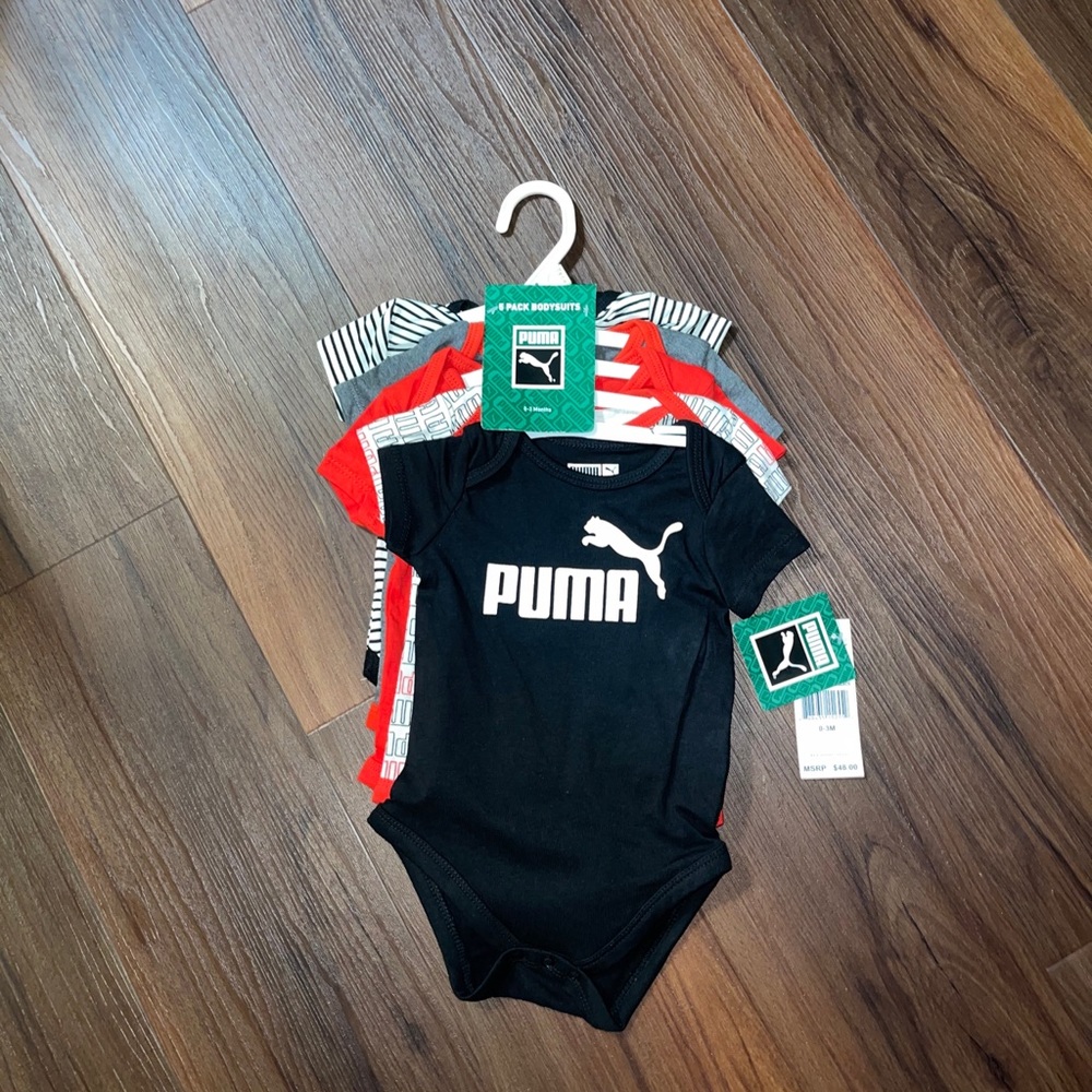 Puma 5 Pack Bodysuit